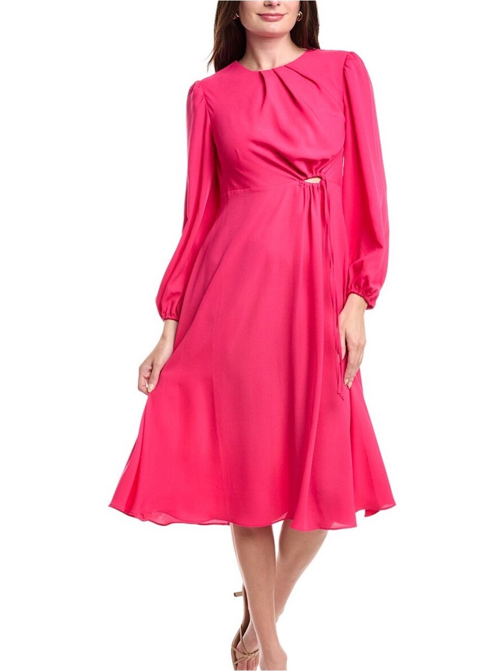 cabi Delight Dress Pink Size Large EUC